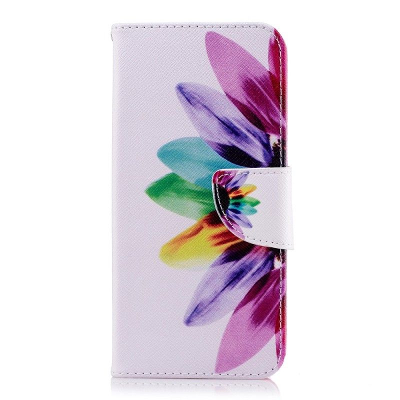 Etui Folio Samsung Galaxy A6 Kwiat Akwareli