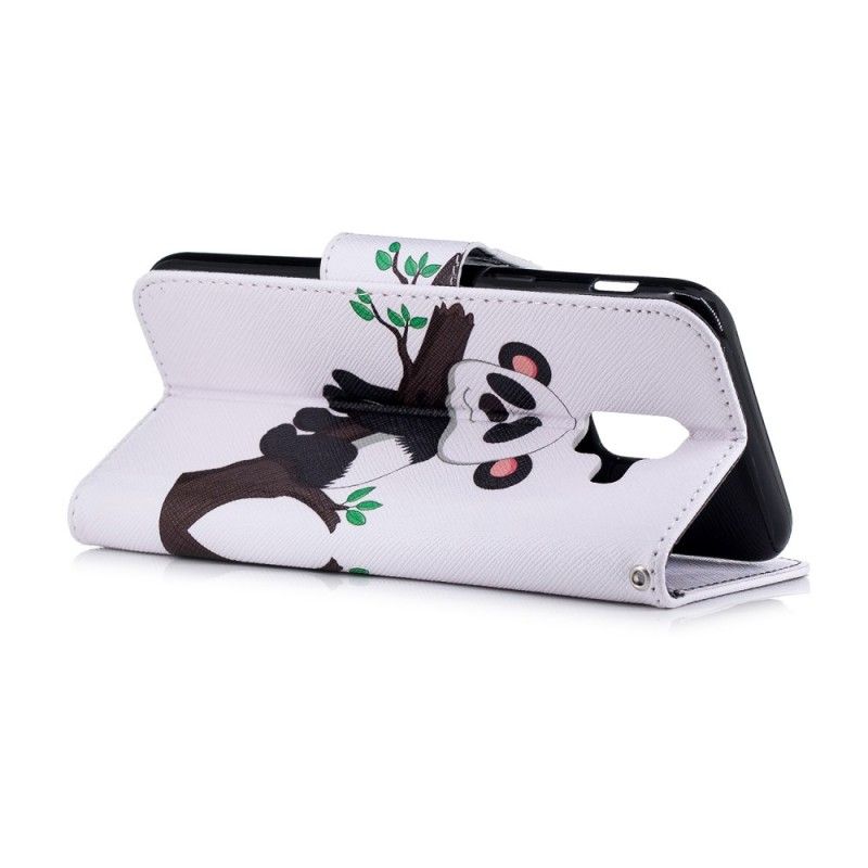 Etui Folio Samsung Galaxy A6 Leniwa Panda Etui Ochronne