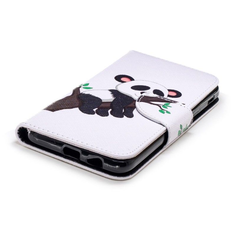 Etui Folio Samsung Galaxy A6 Leniwa Panda Etui Ochronne