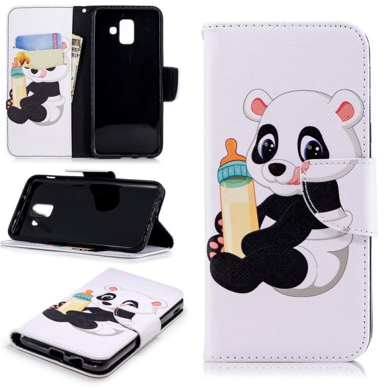 Etui Folio Samsung Galaxy A6 Mała Panda