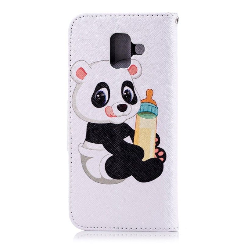 Etui Folio Samsung Galaxy A6 Mała Panda