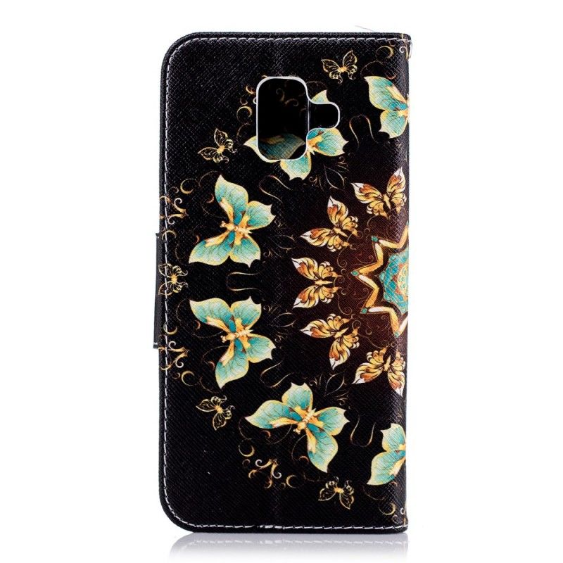 Etui Folio Samsung Galaxy A6 Mandala Motyla Etui Ochronne