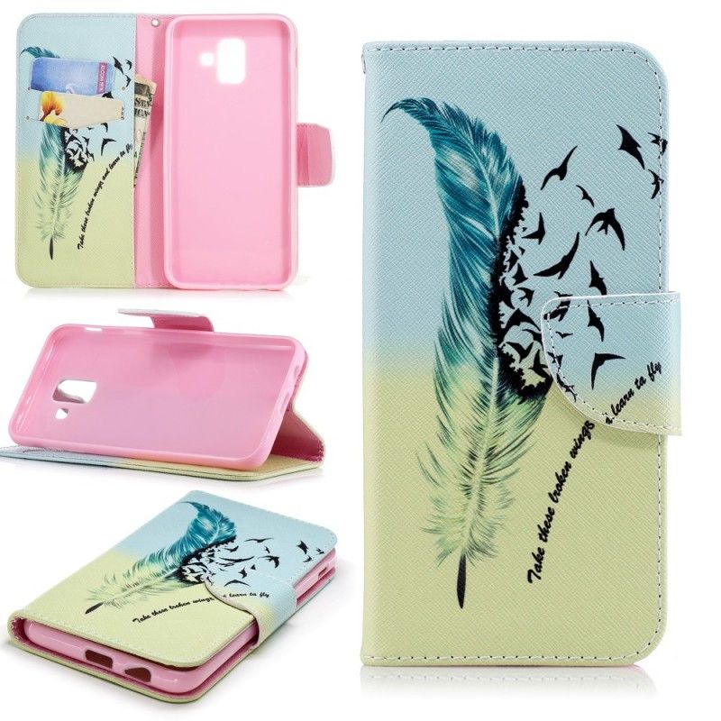 Etui Folio Samsung Galaxy A6 Naucz Się Latać Etui Ochronne