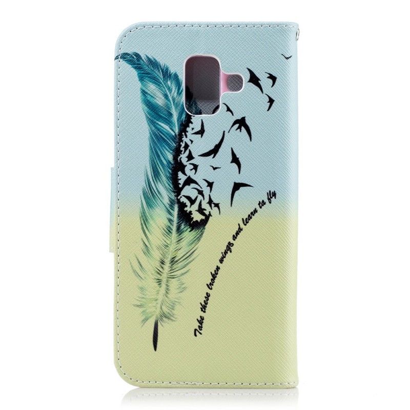 Etui Folio Samsung Galaxy A6 Naucz Się Latać Etui Ochronne