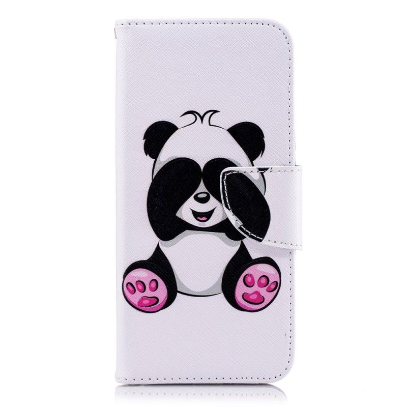 Etui Folio Samsung Galaxy A6 Zabawna Panda Etui Ochronne