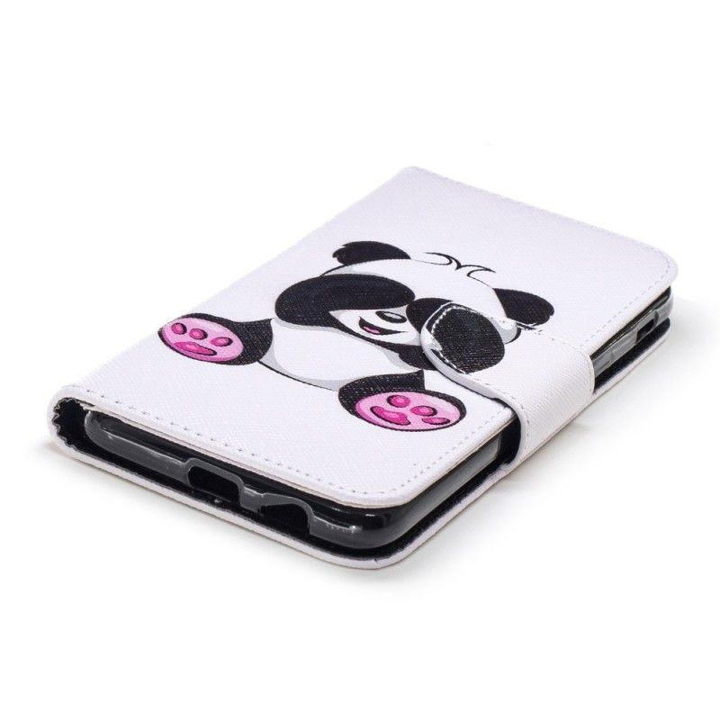 Etui Folio Samsung Galaxy A6 Zabawna Panda Etui Ochronne