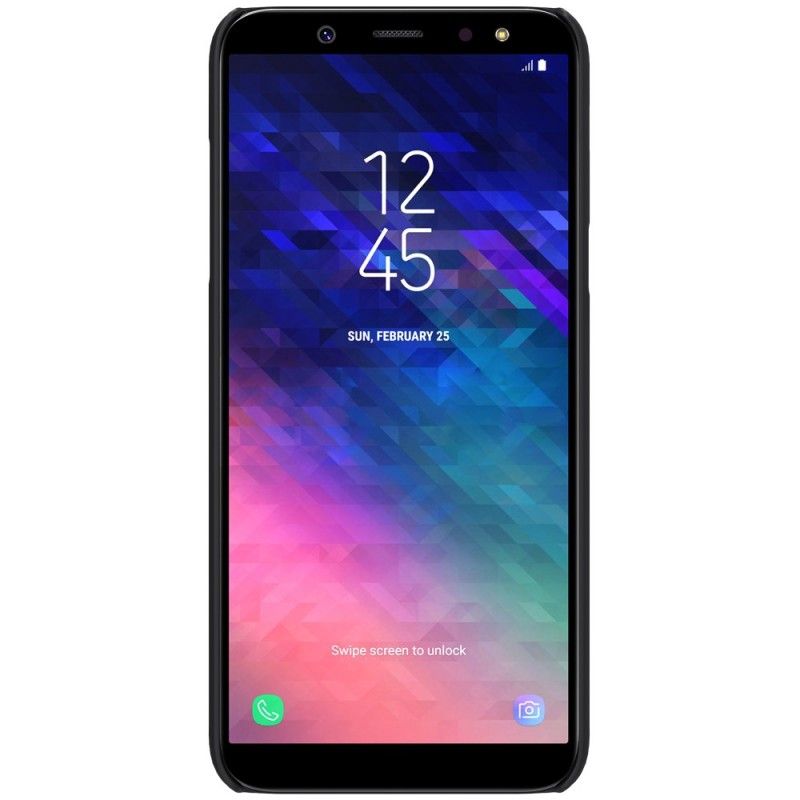 Etui Samsung Galaxy A6 Biały Sztywny Matowy Nillkin Etui Ochronne