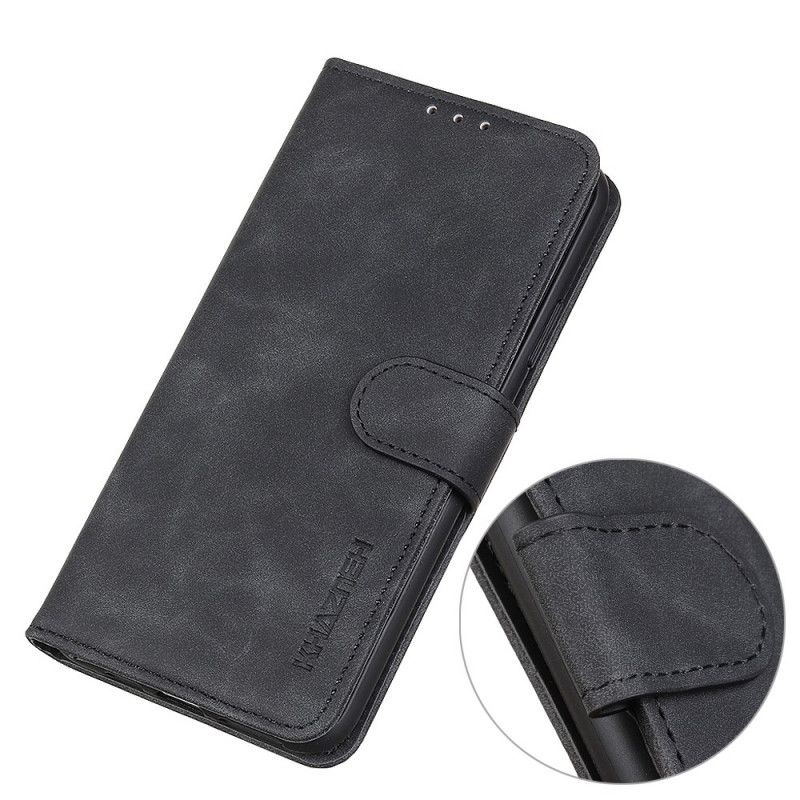 Etui Folio Huawei P Smart 2021 Czerwony Czarny Efekt Skóry Khazneh W Stylu Vintage Etui Ochronne