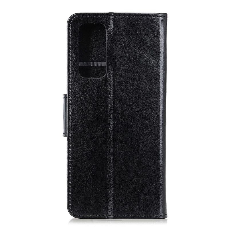 Etui Folio Huawei P Smart 2021 Czerwony Czarny Lodowata Finezja