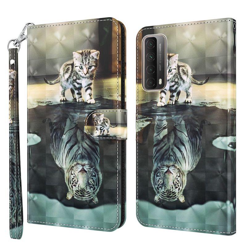 Etui Folio Huawei P Smart 2021 Ernest Tygrys Etui Ochronne