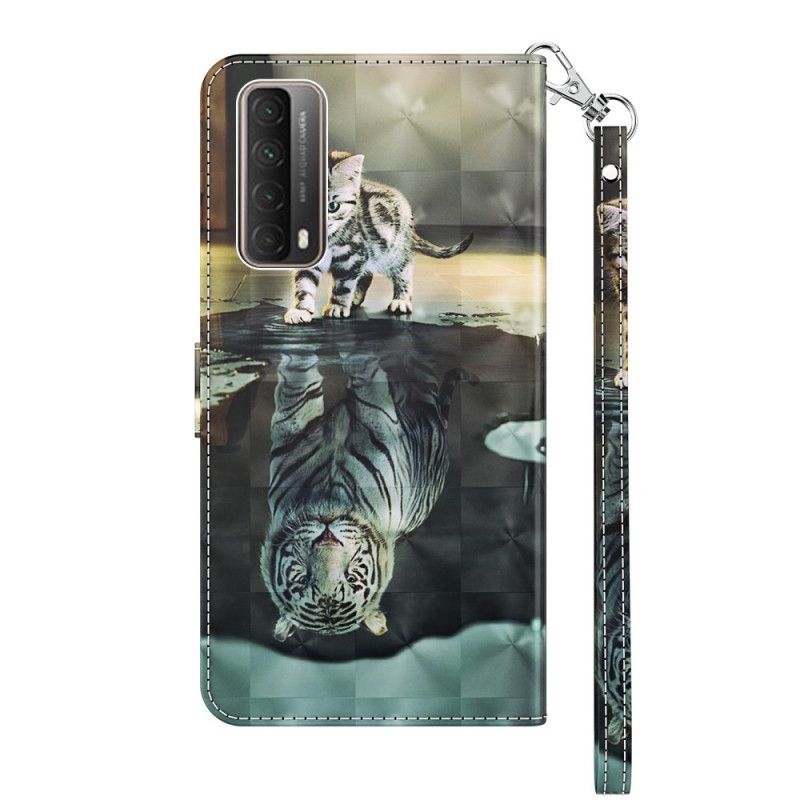 Etui Folio Huawei P Smart 2021 Ernest Tygrys Etui Ochronne