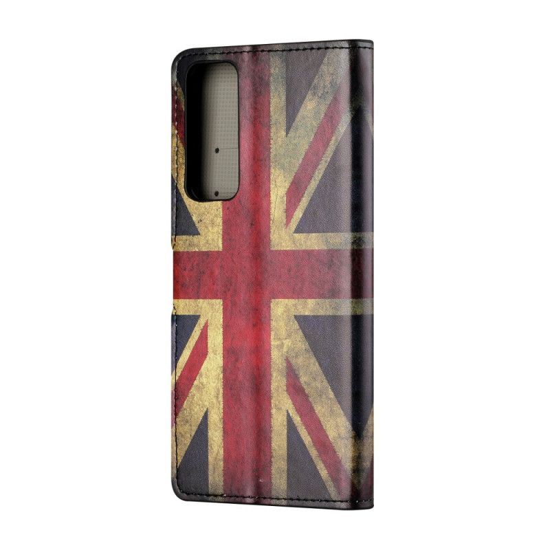 Etui Folio Huawei P Smart 2021 Flaga Angielska