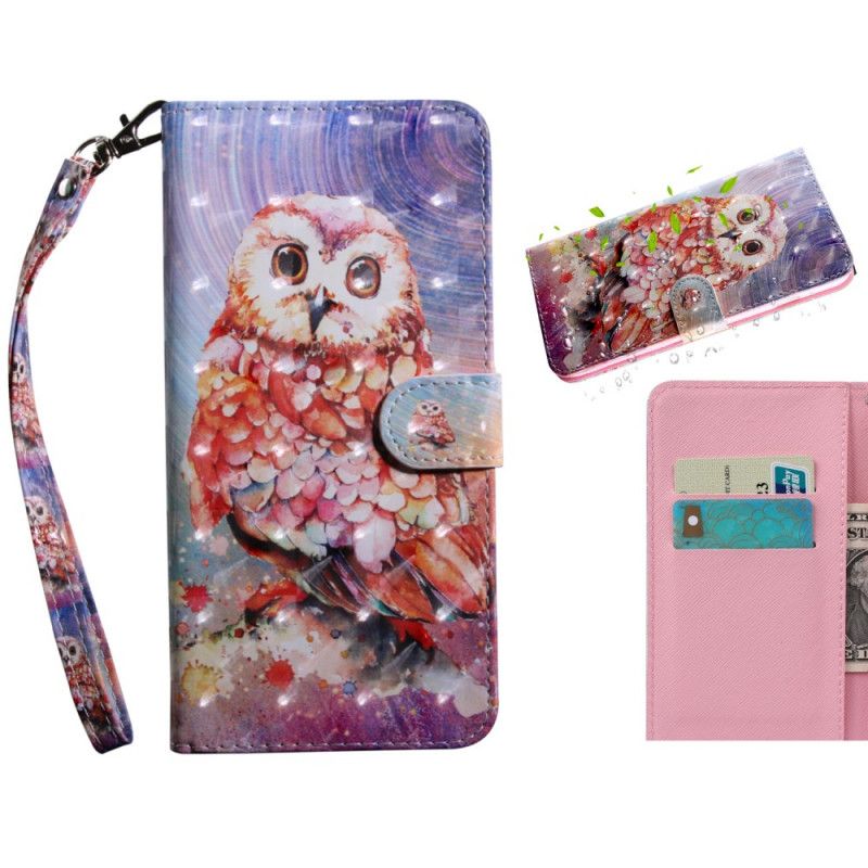 Etui Folio Huawei P Smart 2021 Jasna Plamka Zarodka Sowy