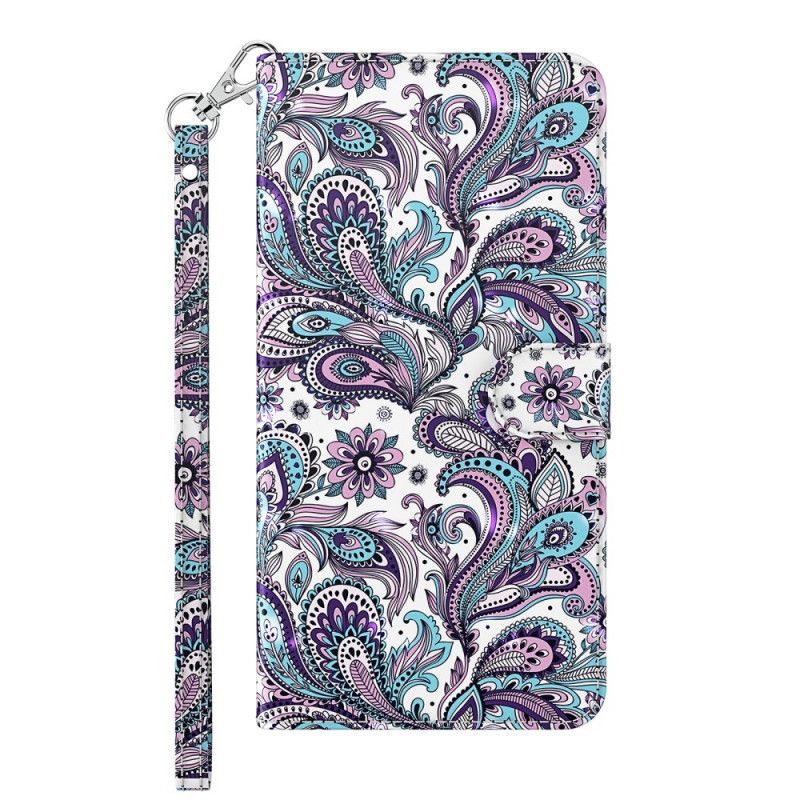 Etui Folio Huawei P Smart 2021 Kwiaty Wzorzyste