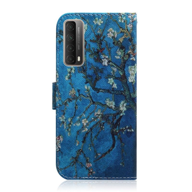 Etui Folio Huawei P Smart 2021 Kwitnące Gałęzie Etui Ochronne