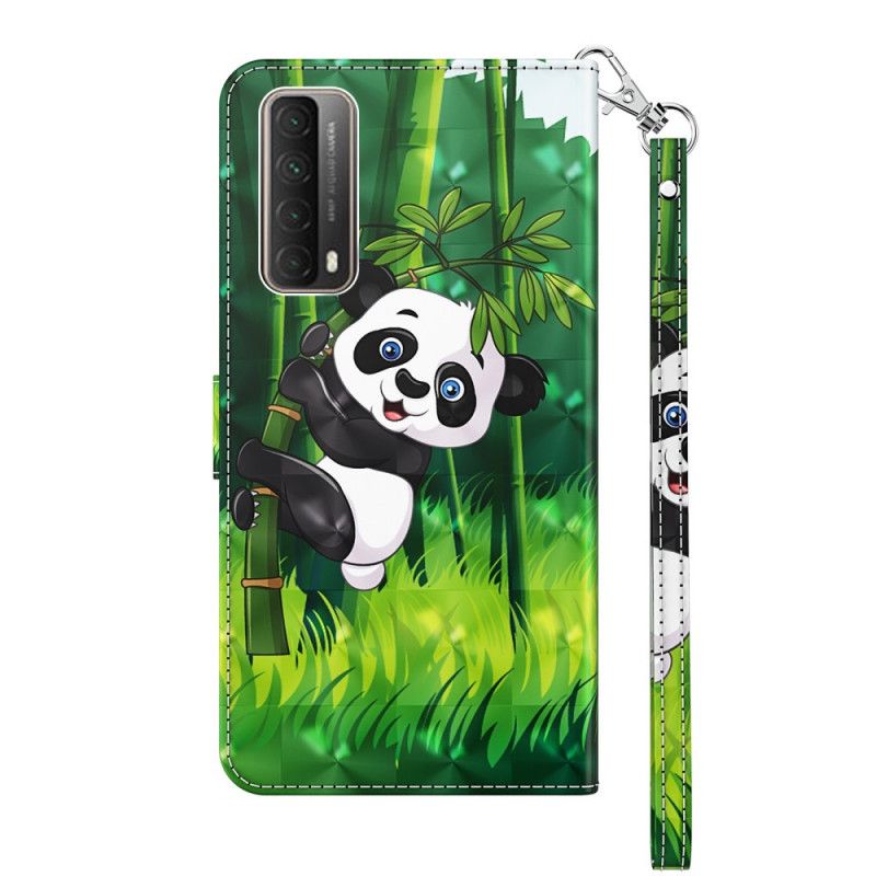 Etui Folio Huawei P Smart 2021 Panda I Bambus Etui Ochronne