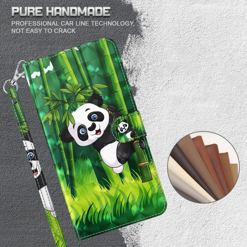 Etui Folio Huawei P Smart 2021 Panda I Bambus Etui Ochronne