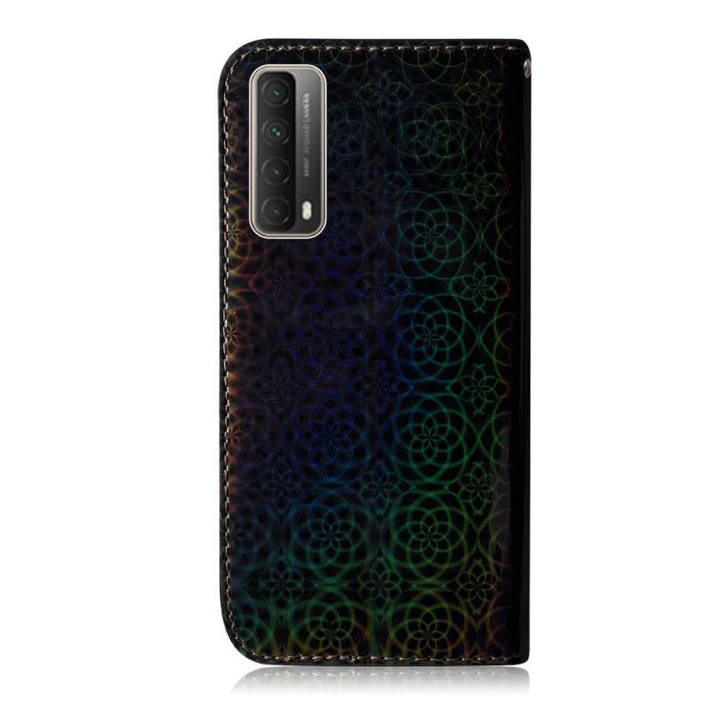 Etui Folio Huawei P Smart 2021 Szary Czarny Czysty Kolor Etui Ochronne