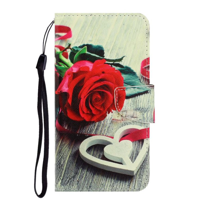 Etui Folio Huawei P Smart 2021 Szary Czarny Kolorowe Stringi W Kwiaty