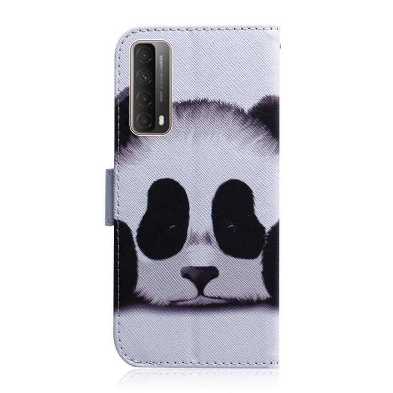 Etui Folio Huawei P Smart 2021 Twarz Pandy Etui Ochronne