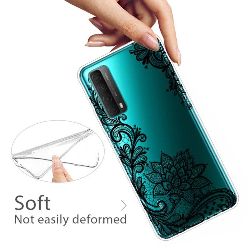 Etui Huawei P Smart 2021 Cienka Koronka Etui Ochronne