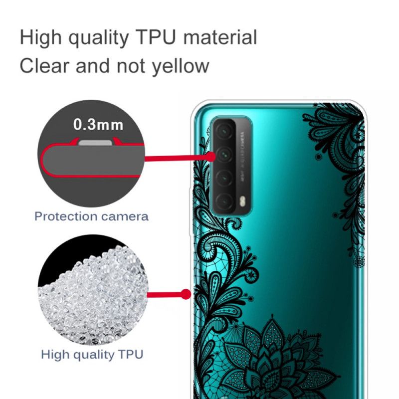 Etui Huawei P Smart 2021 Cienka Koronka Etui Ochronne