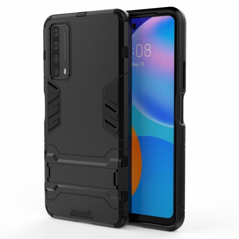 Etui Huawei P Smart 2021 Czerwony Czarny Ultra Odporny Etui Ochronne