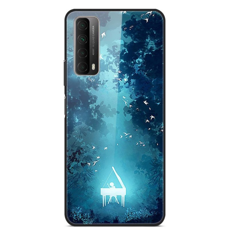 Etui Huawei P Smart 2021 Hartowane Szkło Fortepianowe W Nocy Etui Ochronne