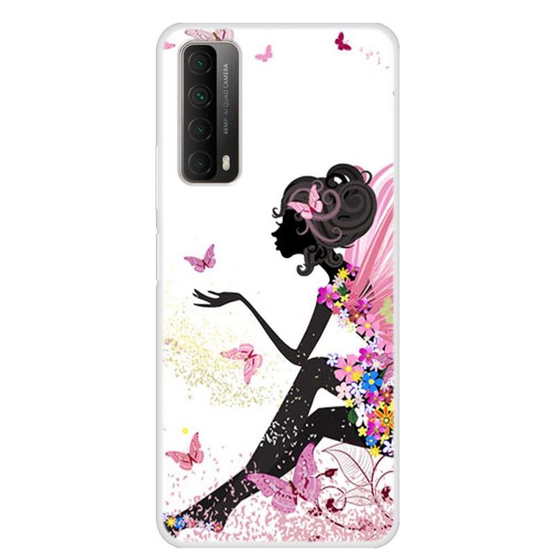 Etui Huawei P Smart 2021 Motylia Dama