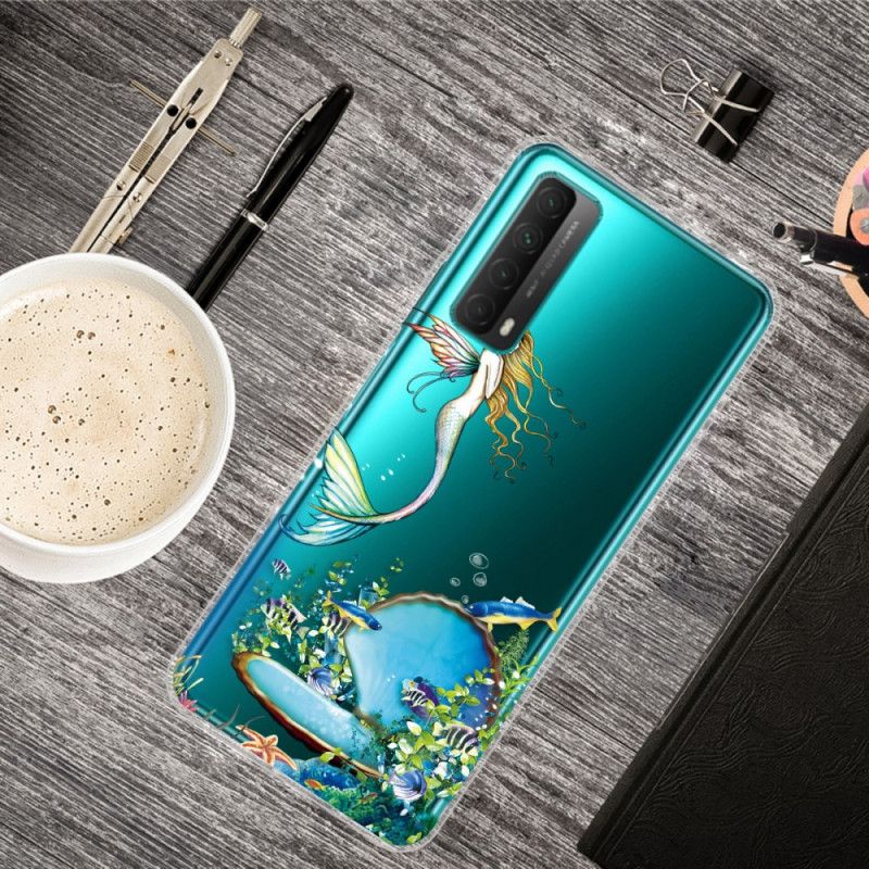 Etui Huawei P Smart 2021 Niebieska Syrena