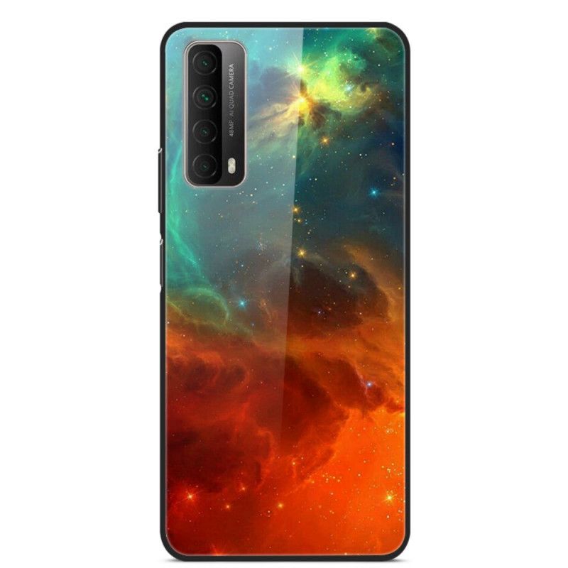 Etui Huawei P Smart 2021 Zielony Czerwony Czerwone I Zielone Niebo Etui Ochronne