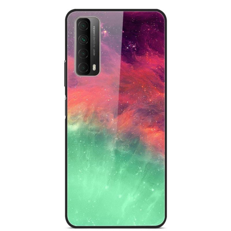 Etui Huawei P Smart 2021 Zielony Czerwony Czerwone I Zielone Niebo Etui Ochronne