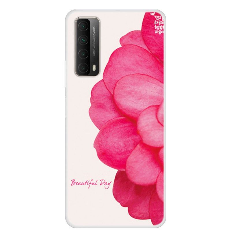 Etui Huawei P Smart 2021 Zielony Magenta Trend Mandali Etui Ochronne