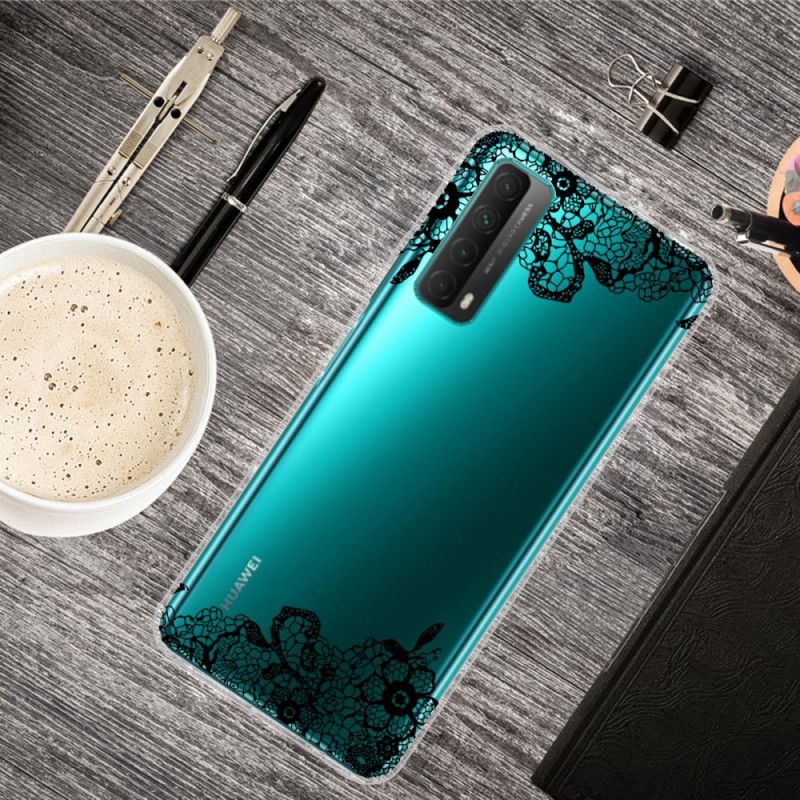 Futerały Huawei P Smart 2021 Etui na Telefon Cienka Koronka