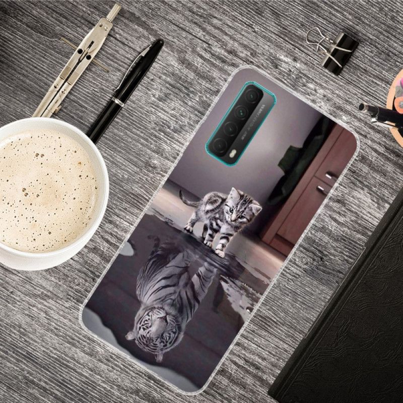 Futerały Huawei P Smart 2021 Etui na Telefon Ernest Tygrys