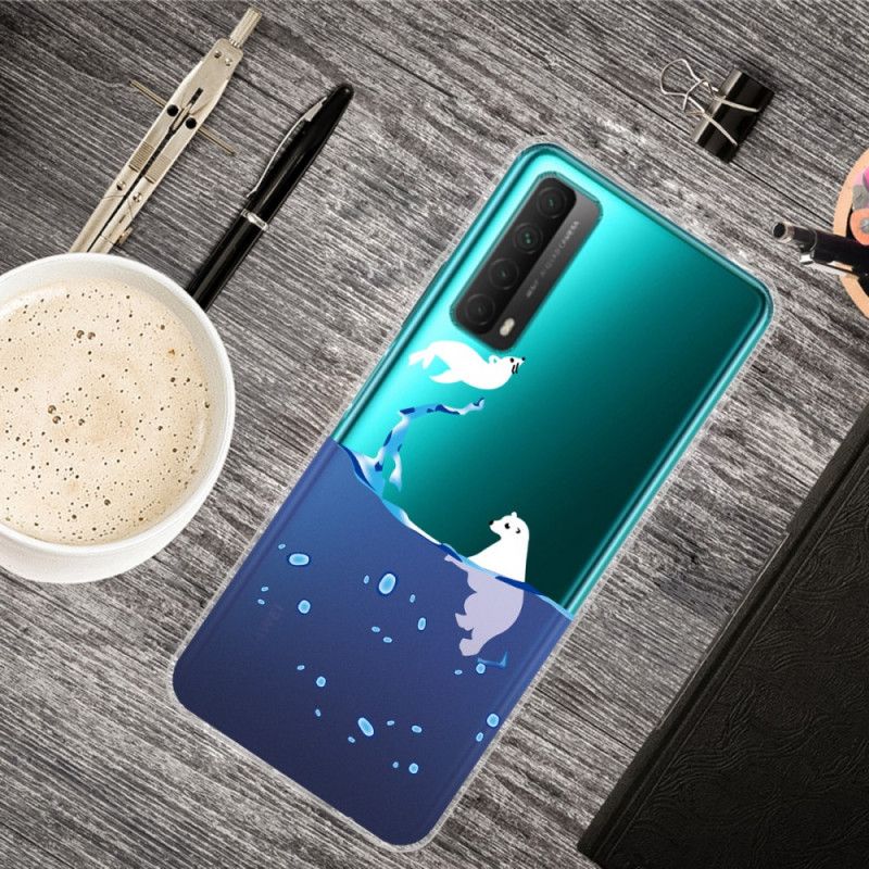 Futerały Huawei P Smart 2021 Etui na Telefon Gry Morskie