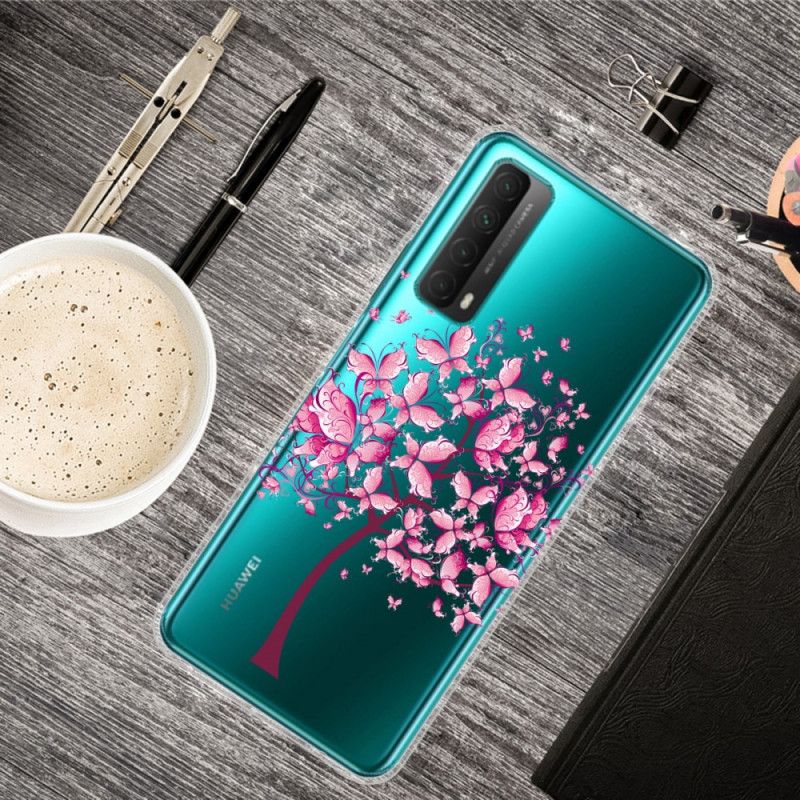 Futerały Huawei P Smart 2021 Etui na Telefon Przezroczyste Drzewo W Szaleństwie