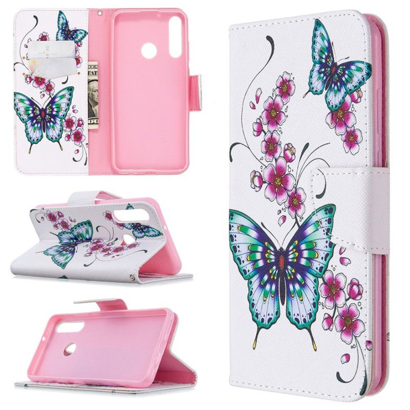 Etui Folio Huawei Y6p Cudowne Motyle