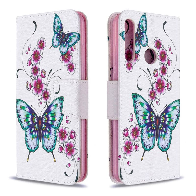 Etui Folio Huawei Y6p Cudowne Motyle