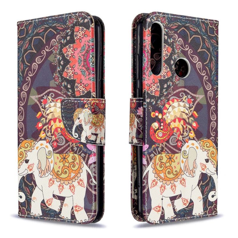 Etui Folio Huawei Y6p Etniczna Mandala Słonia