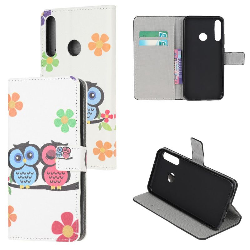 Etui Folio Huawei Y6p Kilka Sów Etui Ochronne