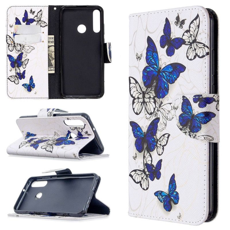 Etui Folio Huawei Y6p Motyle Królów