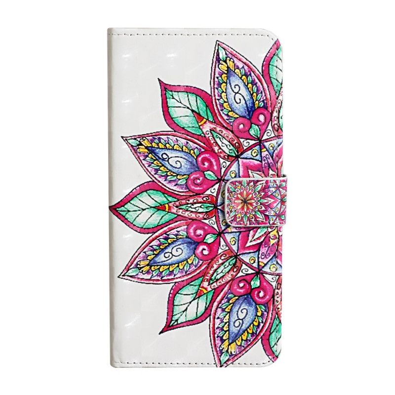 Etui Folio Huawei Y6p Narysowana Mandala