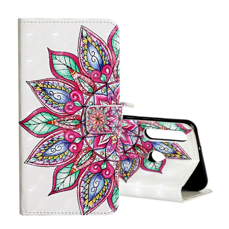 Etui Folio Huawei Y6p Narysowana Mandala