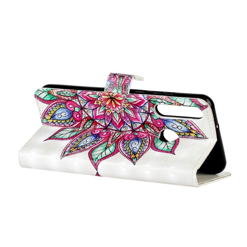 Etui Folio Huawei Y6p Narysowana Mandala