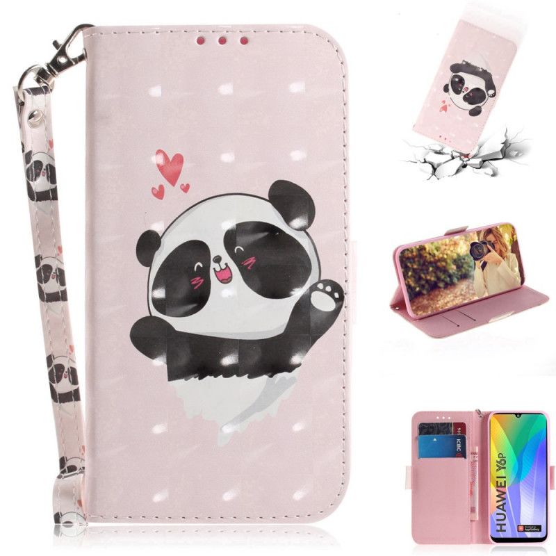 Etui Folio Huawei Y6p Panda Love Ze Stringami Etui Ochronne