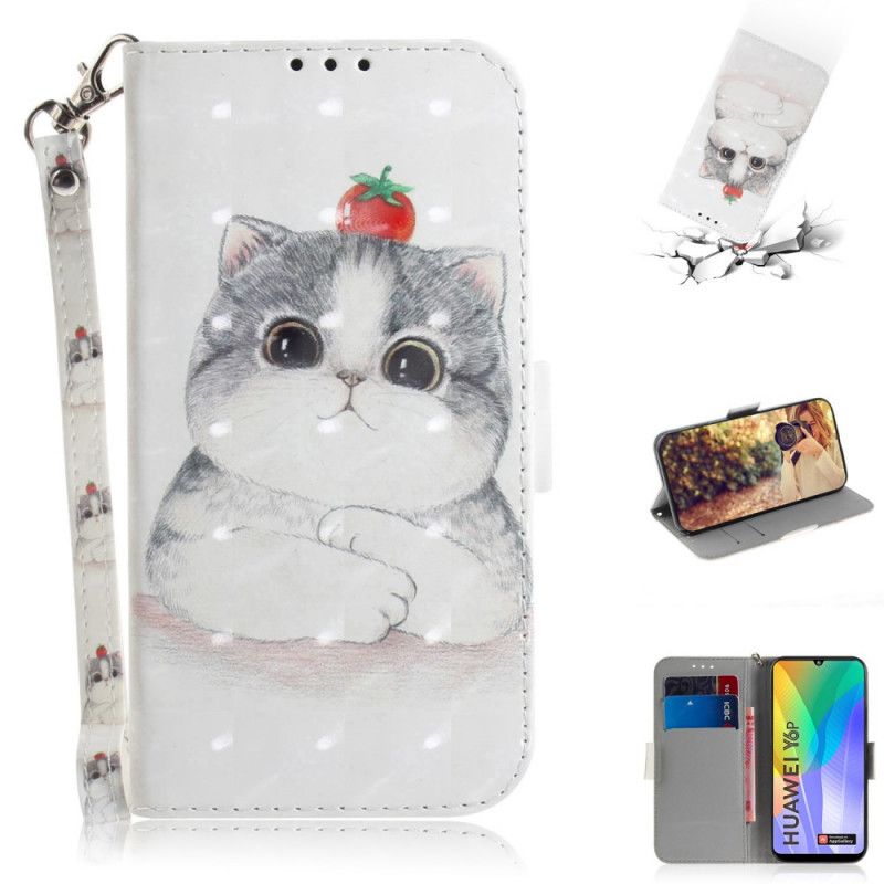 Etui Folio Huawei Y6p Pomidor Na Stringach Kat Etui Ochronne