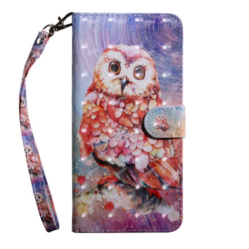 Etui Folio Huawei Y6p Sowa Malarza Etui Ochronne