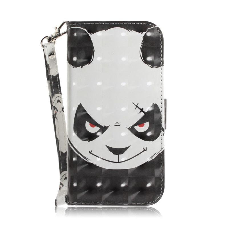 Etui Folio Huawei Y6p Wściekła Panda Ze Stringami Etui Ochronne