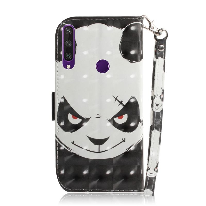 Etui Folio Huawei Y6p Wściekła Panda Ze Stringami Etui Ochronne